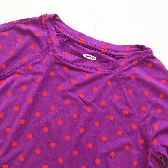 Old Navy NWT purple swing long sleeve top S(6/7Y) - Picture 2 of 4